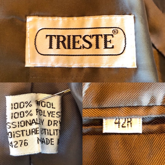 Trieste Gabardine Jacket 42R - Read Dimensions - Picture 6 of 6